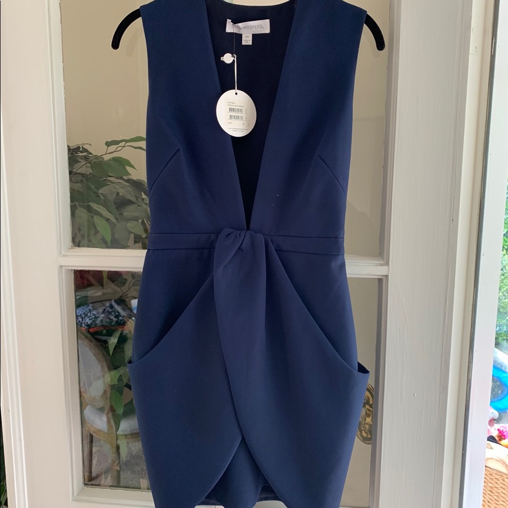 Finders Keepers Structured Sleeveless Dress, XS